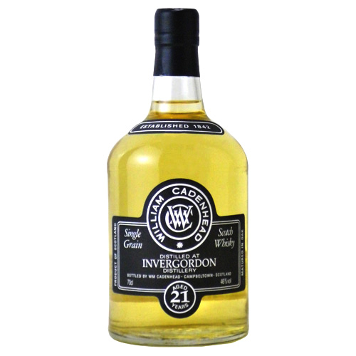 WmC インヴァーゴードン 21年 ブラックラベル：700ml
